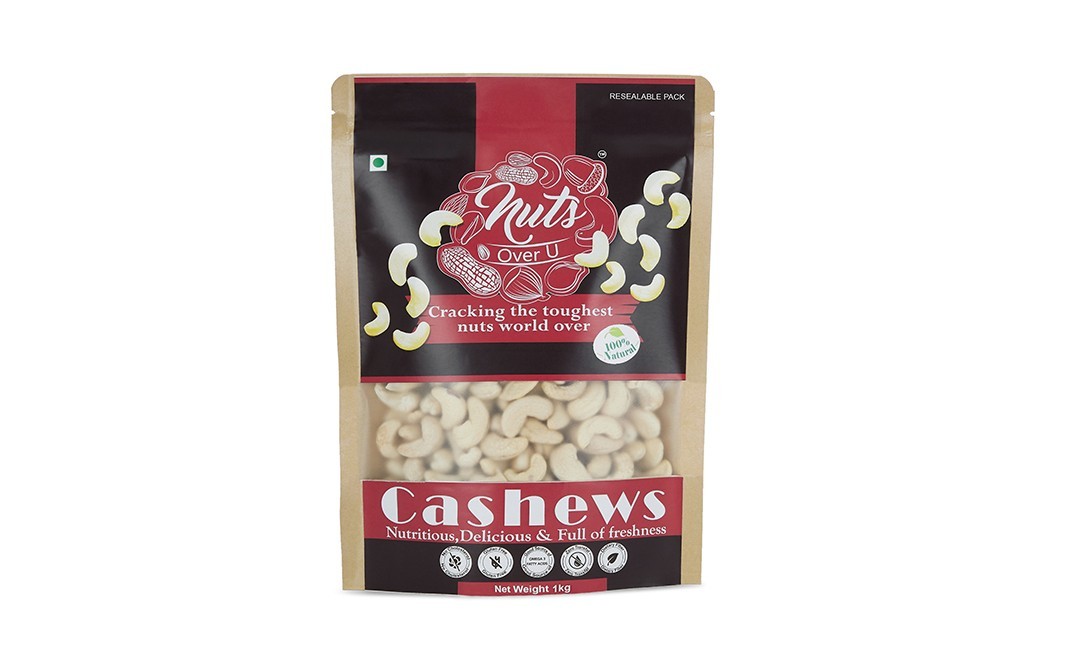 Nuts Over U Cashews    Pack  1 kilogram